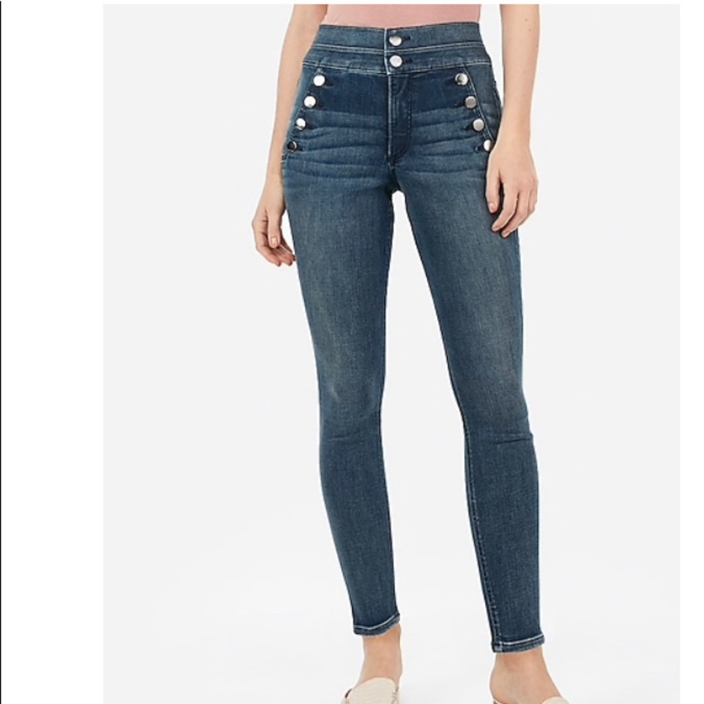 🎉🎉Express Ankle length Demin Perfect fit pants